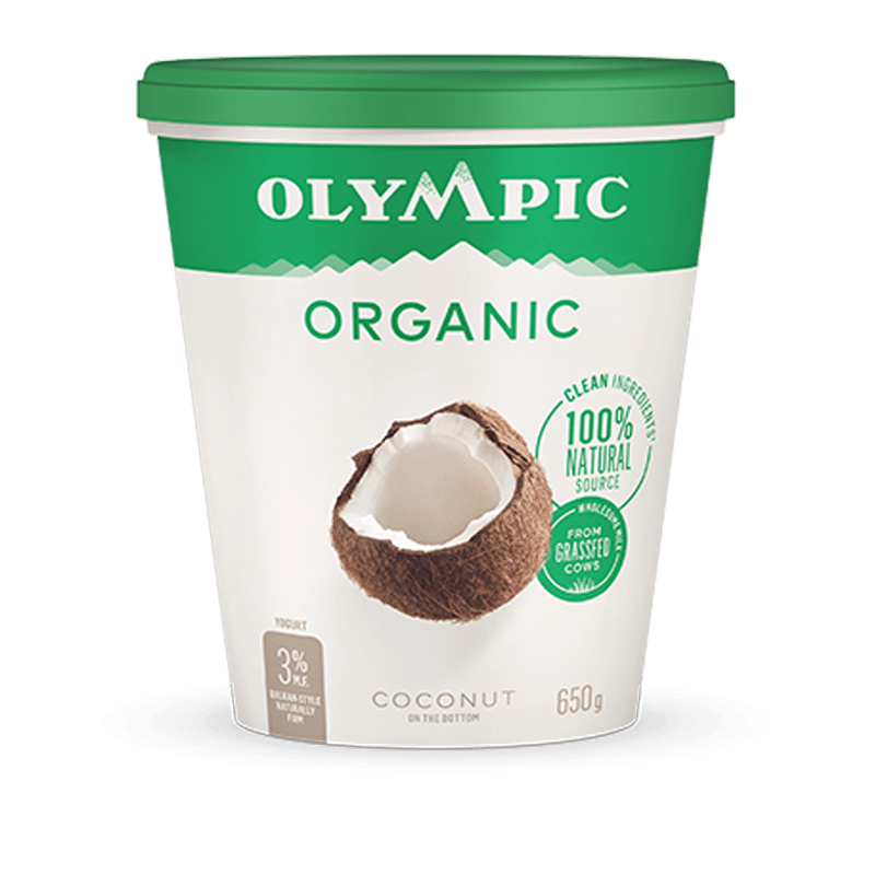 Organic coconut yogurt