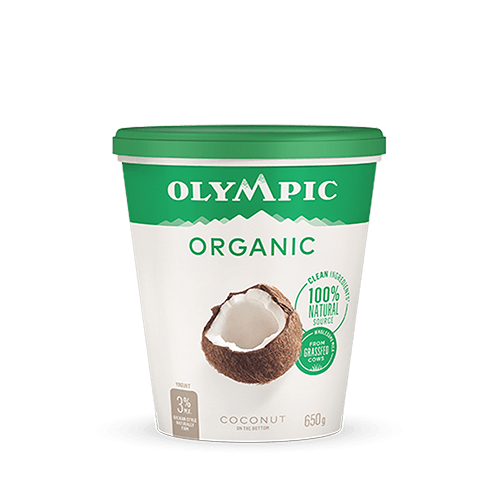 Organic coconut yogurt