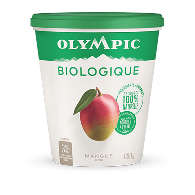 Yogourt Biologique à la mangue