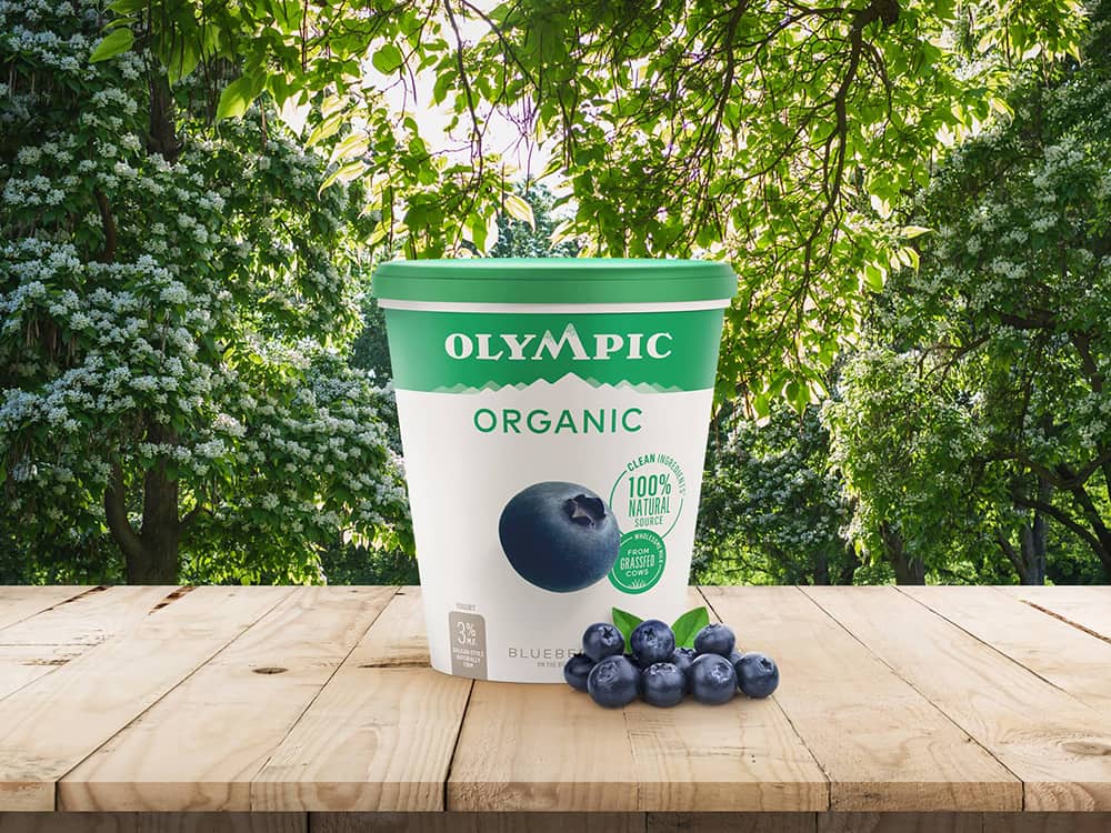 Organic yogurt